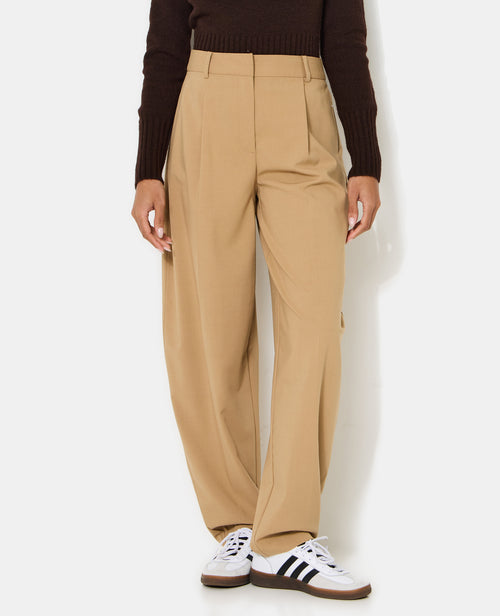 Pantalon barrel city avec pinces - PIMKIE - 5