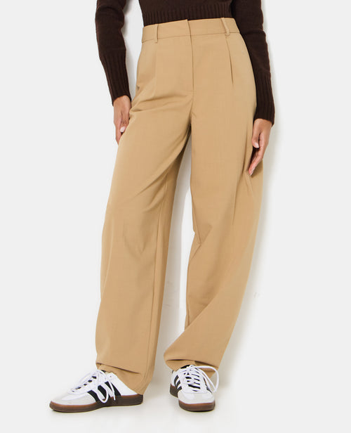Pantalon barrel city avec pinces - PIMKIE - 1