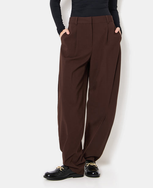 Pantalon barrel city avec pinces - PIMKIE - 1