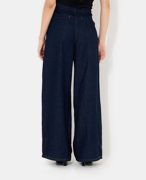 Jean extra wide taille haute avec pinces - PIMKIE - 6