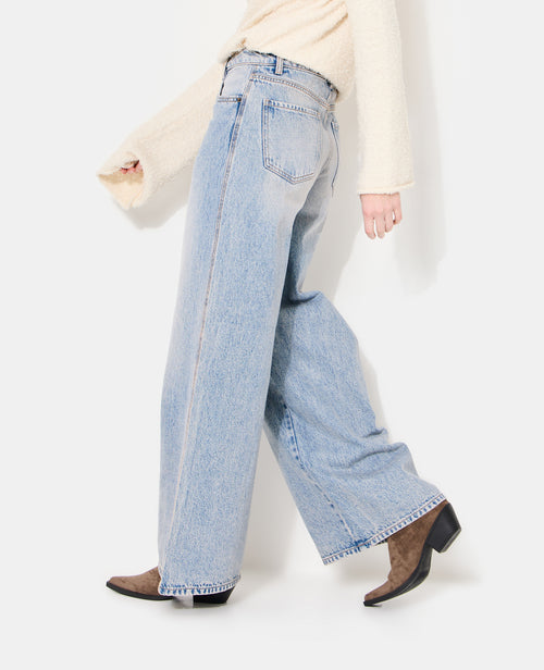 Jean extra wide taille haute - PIMKIE - 2