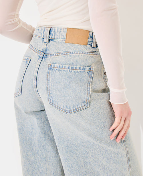 Jean extra wide taille haute - PIMKIE - 1
