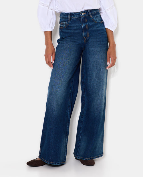 Jean extra wide taille haute - PIMKIE - 5