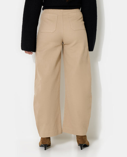 Pantalon barrel en toile taille haute - PIMKIE - 6