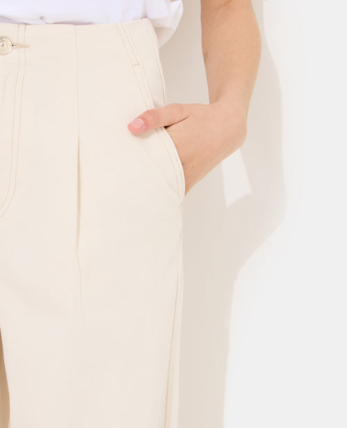 Jean extra wide taille haute avec pinces - PIMKIE - 3