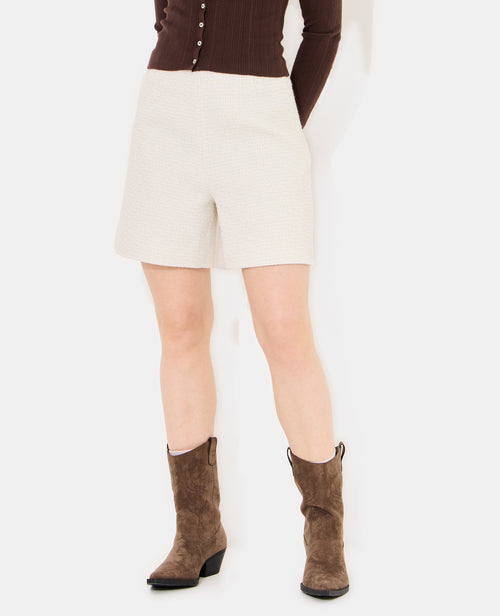 Short en tweed avec lurex - PIMKIE - 7