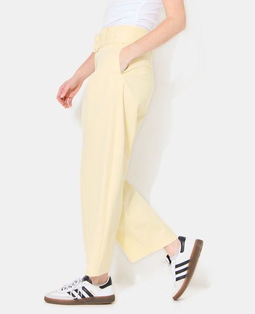 Pantalon barrel taille haute avec ceinture - PIMKIE - 2