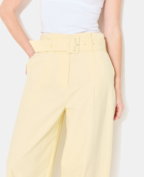 Pantalon barrel taille haute avec ceinture - PIMKIE - 3