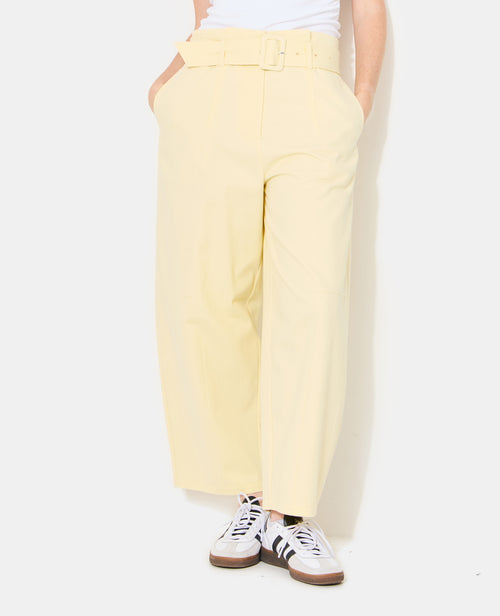 Pantalon barrel taille haute avec ceinture - PIMKIE - 5