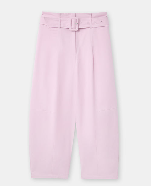 Pantalon barrel taille haute avec ceinture - PIMKIE - 4