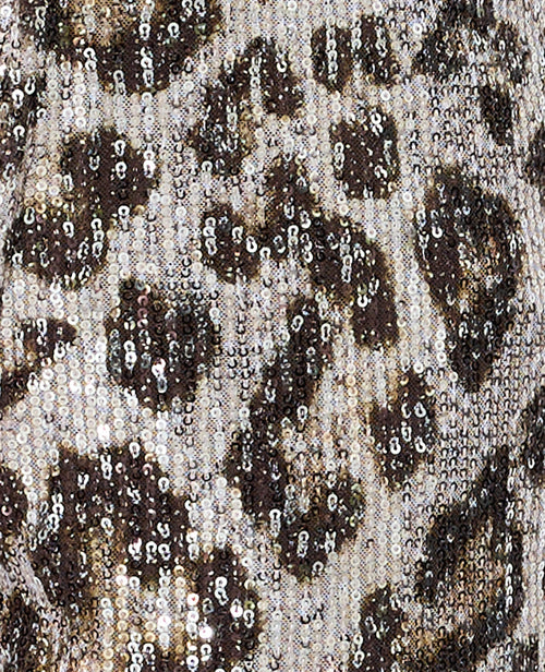 Mini-short motif léopard avec sequins - PIMKIE - 9