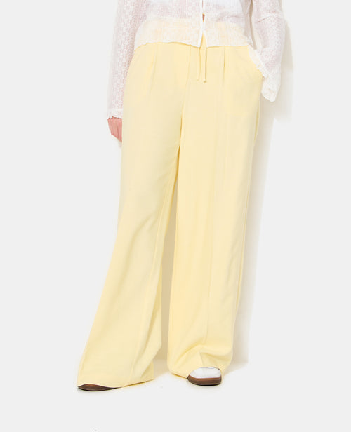 Pantalon droit en tissu effet lin - PIMKIE - 5