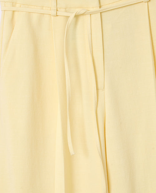 Pantalon droit en tissu effet lin - PIMKIE - 7