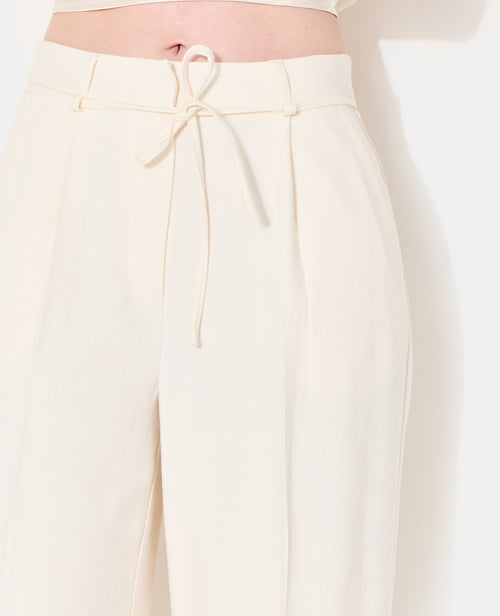 Pantalon droit en tissu effet lin - PIMKIE - 3