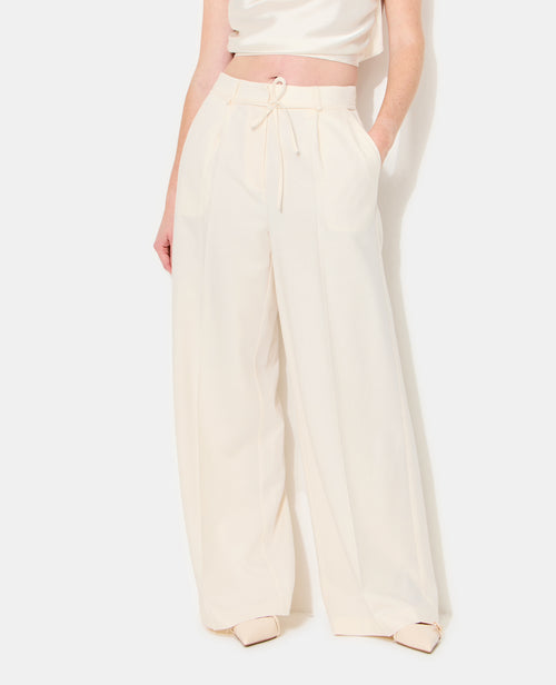Pantalon droit en tissu effet lin - PIMKIE - 5