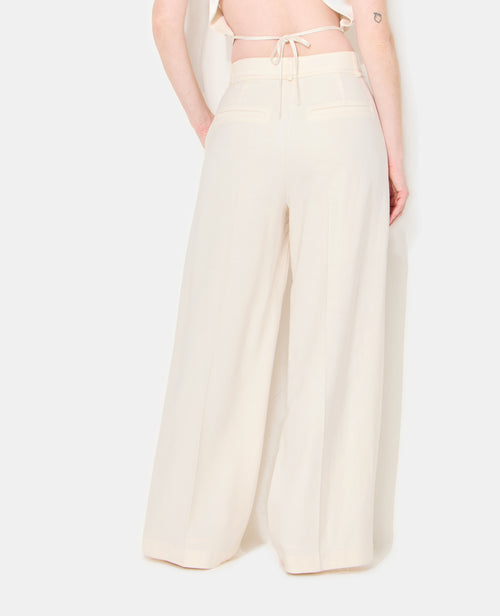 Pantalon droit en tissu effet lin - PIMKIE - 6