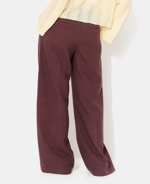 Pantalon droit en tissu effet lin - PIMKIE - 6