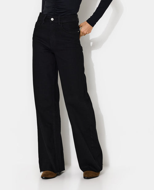 Jean wide taille haute avec élasthanne - PIMKIE - 1