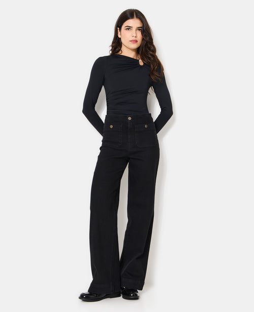 Jean wide avec poches devant - PIMKIE - 1