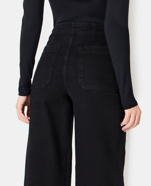 Jean wide avec poches devant - PIMKIE - 3