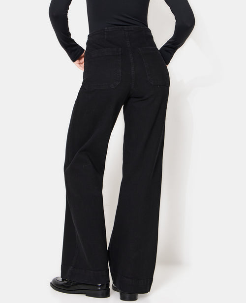 Jean wide avec poches devant - PIMKIE - 6