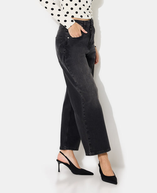 Jean barrel large taille haute - PIMKIE - 2