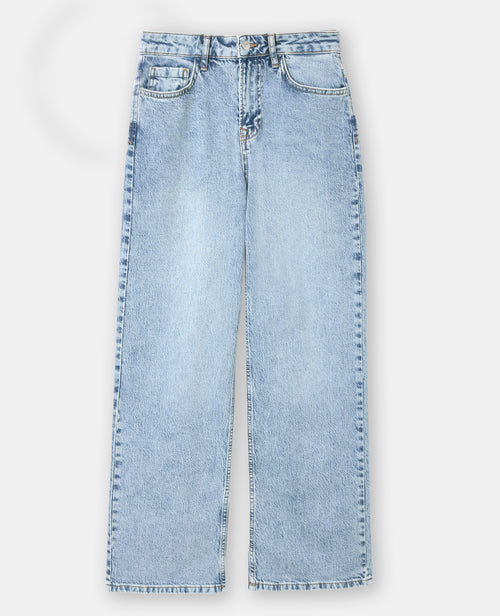 Jean droit taille haute avec étoiles strass léopard - PIMKIE - 4