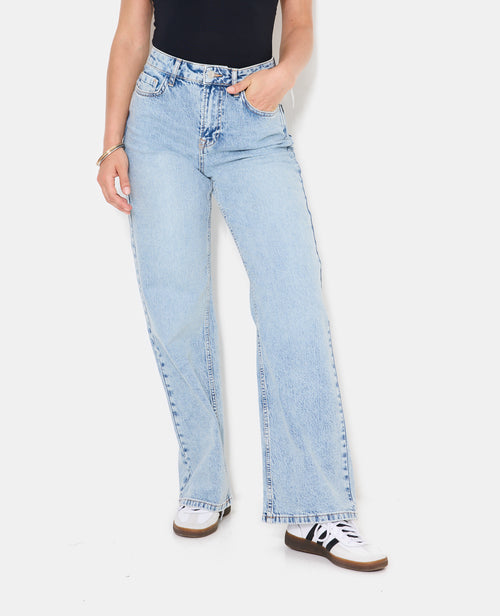 Jean droit taille haute avec étoiles strass léopard - PIMKIE - 5