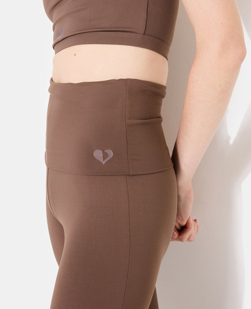 Pantalon flare en maille sculptante taille confort - PIMKIE - 1