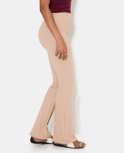 Pantalon flare en maille sculptante taille confort - PIMKIE - 2