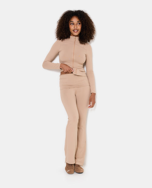 Pantalon flare en maille sculptante taille confort - PIMKIE - 5
