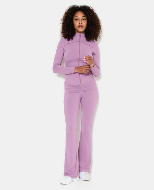 Pantalon flare en maille sculptante taille confort - PIMKIE - 3