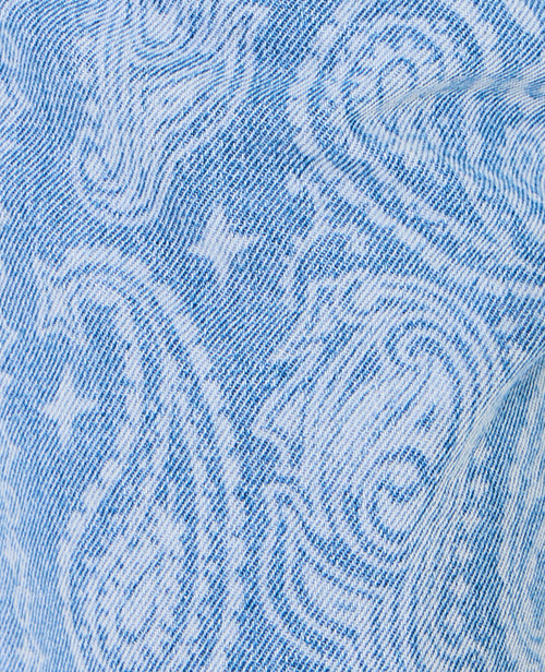 Jean wide taille haute motifs cachemire - PIMKIE - 8