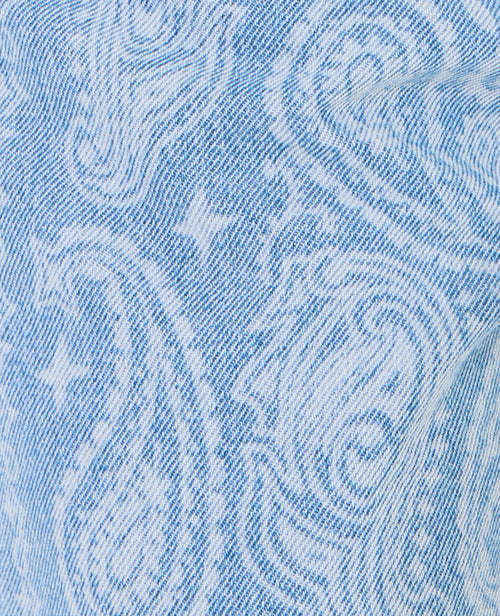 Jean wide taille haute motifs cachemire - PIMKIE - 8