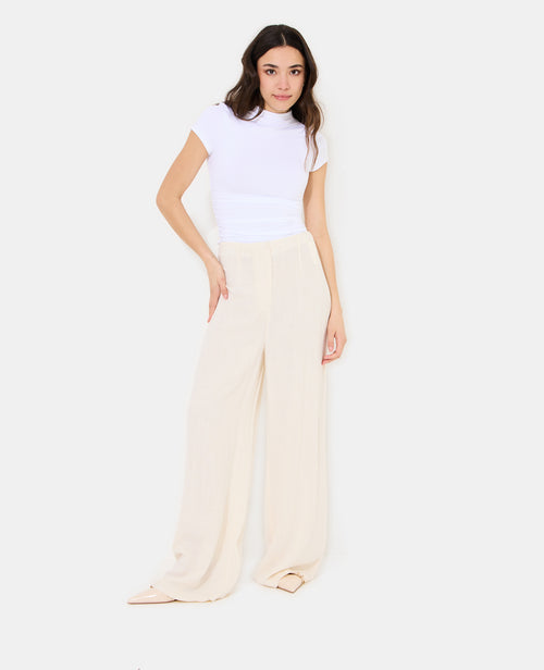 Pantalon droit avec lin - PIMKIE - 1