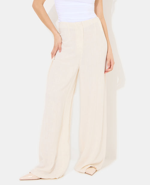 Pantalon droit avec lin - PIMKIE - 5