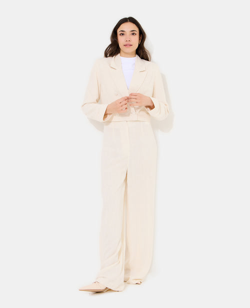 Pantalon droit avec lin - PIMKIE - 7