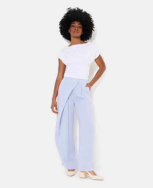 Pantalon droit effet portefeuille - PIMKIE - 1