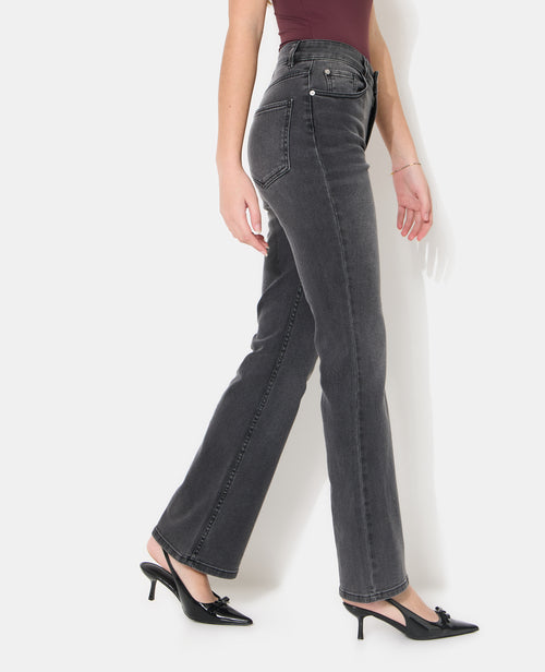J74-1 / Jean flare taille haute - PIMKIE - 2