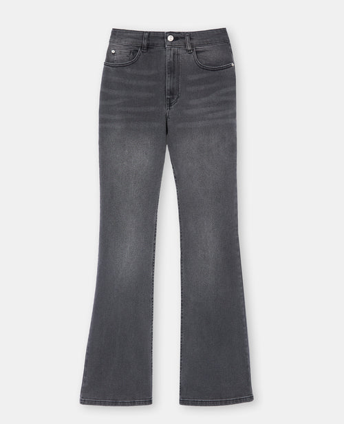 J74-1 / Jean flare taille haute - PIMKIE - 4