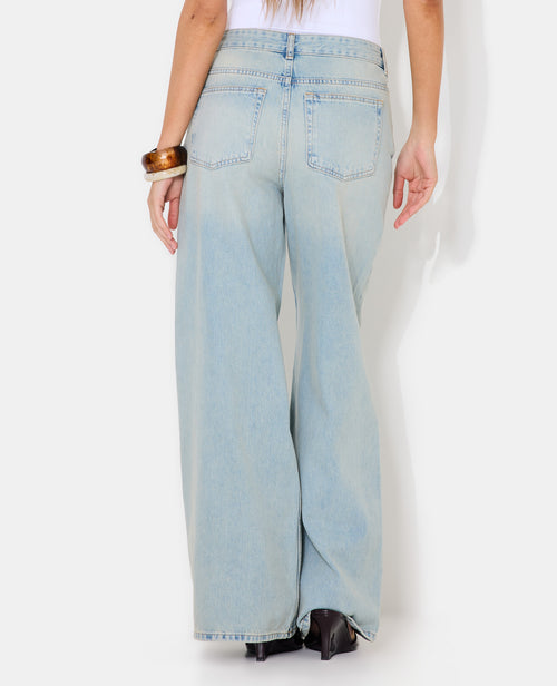 Jean wide avec boutonnage décalé - PIMKIE - 6