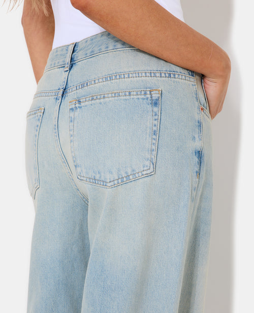 Jean wide avec boutonnage décalé - PIMKIE - 7