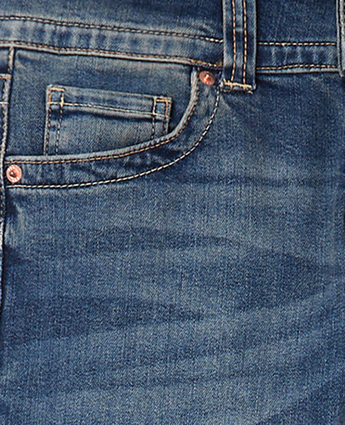 Jean flare taille basse avec 2 boutons - PIMKIE - 2