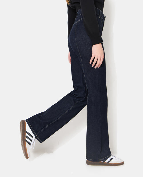 Jean straight taille haute avec détails coutures - PIMKIE - 2