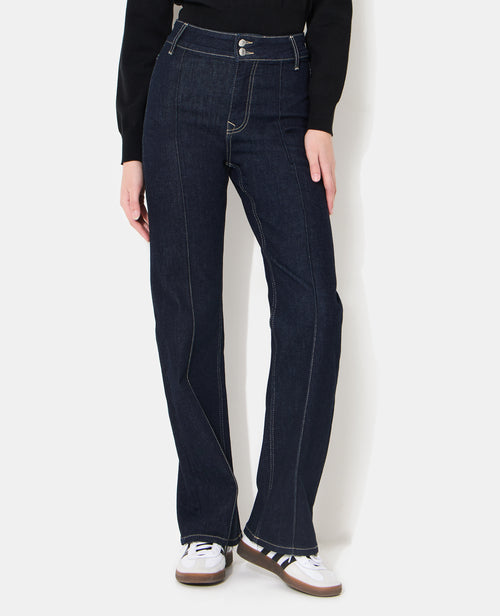 Jean straight taille haute avec détails coutures - PIMKIE - 5