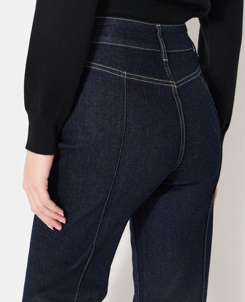 Jean straight taille haute avec détails coutures - PIMKIE - 8
