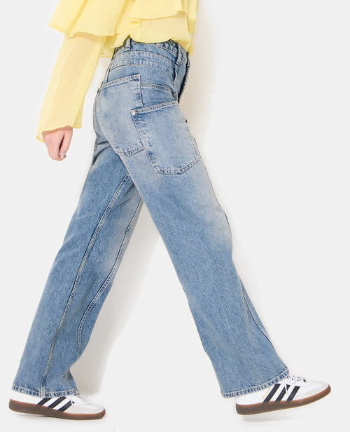 Jean straight avec jeux de coutures et de poches - PIMKIE - 2