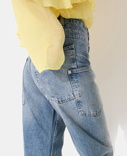 Jean straight avec jeux de coutures et de poches - PIMKIE - 3