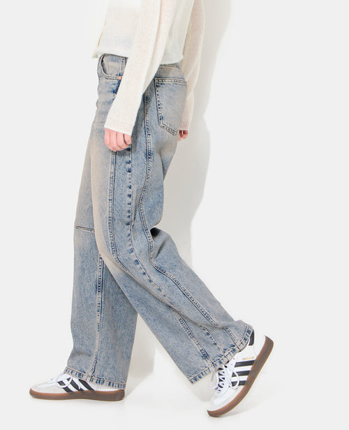 Jean barrel avec coutures taille medium - PIMKIE - 2