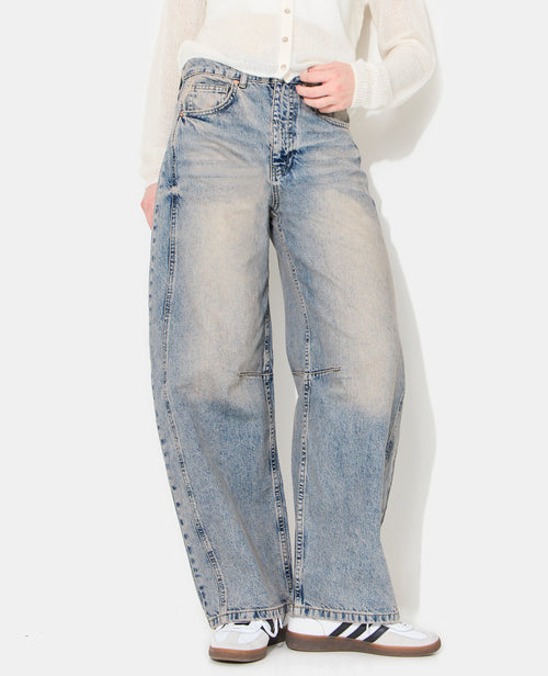 Jean barrel avec coutures taille medium - PIMKIE - 4